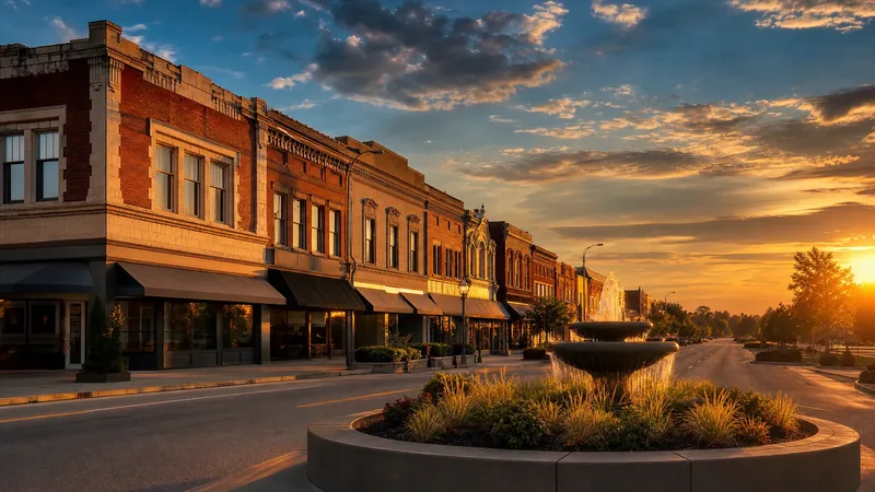 A Kansas City-area commercial street, Lee's Summit Business License